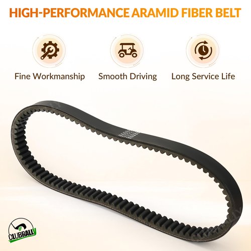 CLUBRALLY Golf Cart Drive Belt, Fit for Club Car DS, Precedent Gas Model, OEM#1014081, 1017188