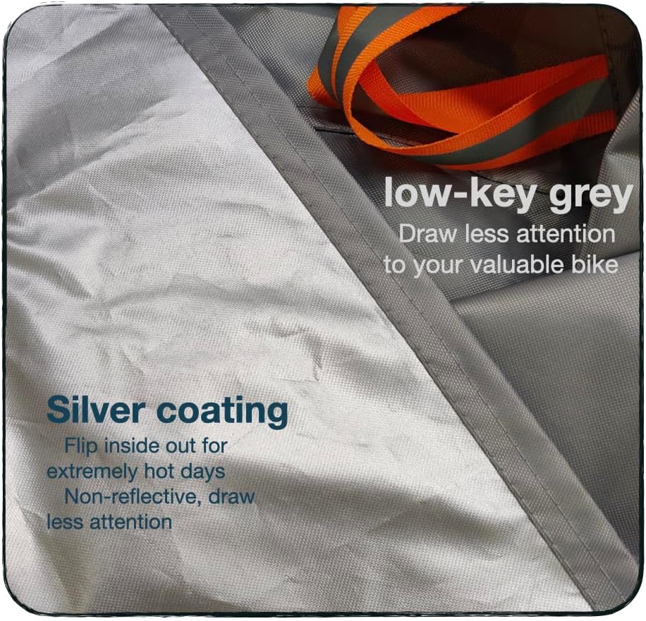 Urby Heavy Duty Bicycle Cover - Waterproof & Heat Resistant | Ideal for Electric Bikes (29''/Large)