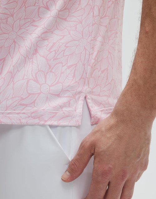 M MAELREG Golf Shirts for Men - Lightweight Moisture-Wicking Polo with Stylish Print Patterns