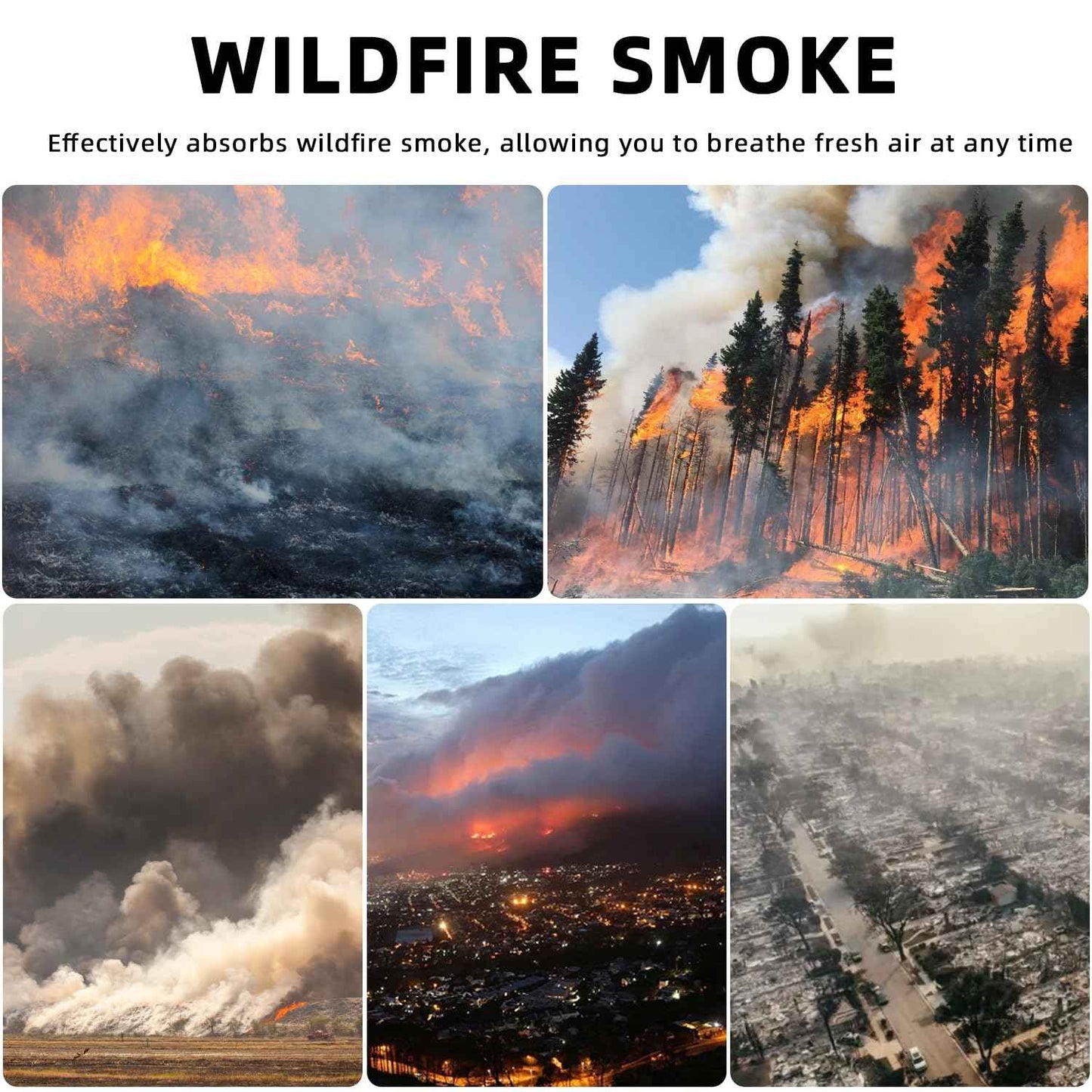 2 pack FLT5000 replacement filter c for Compatible with FLT5000 Filter C AC5000, AC5000E, AC5250PT, AC5350B, AC5350BCA, AC5350W, AC5300B, CDAP5500B, AP2800CA (Yellow)