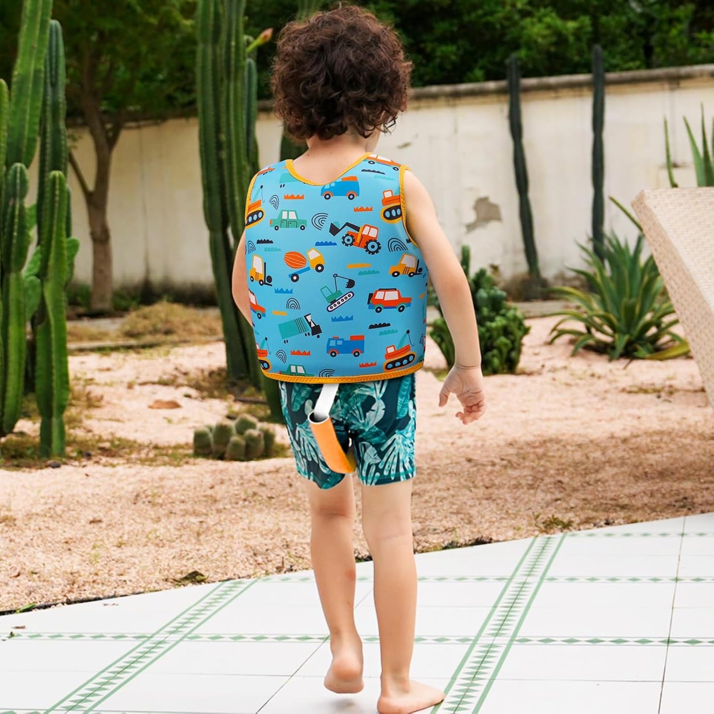 Skiennix Kids Swim Vest - Neoprene Swim Trainer with Crotch Strap for Ages 1-9 | Adjustable Straps for Boys & Girls