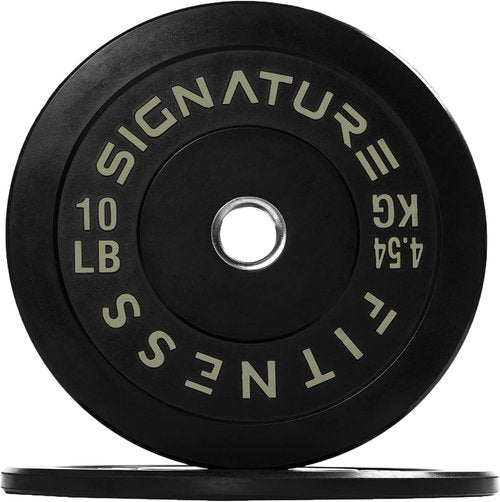 Fitvids Olympic Rubber Weight Plates Set - Durable Bumper Plates for Strength Training | 180-390 Lbs Options