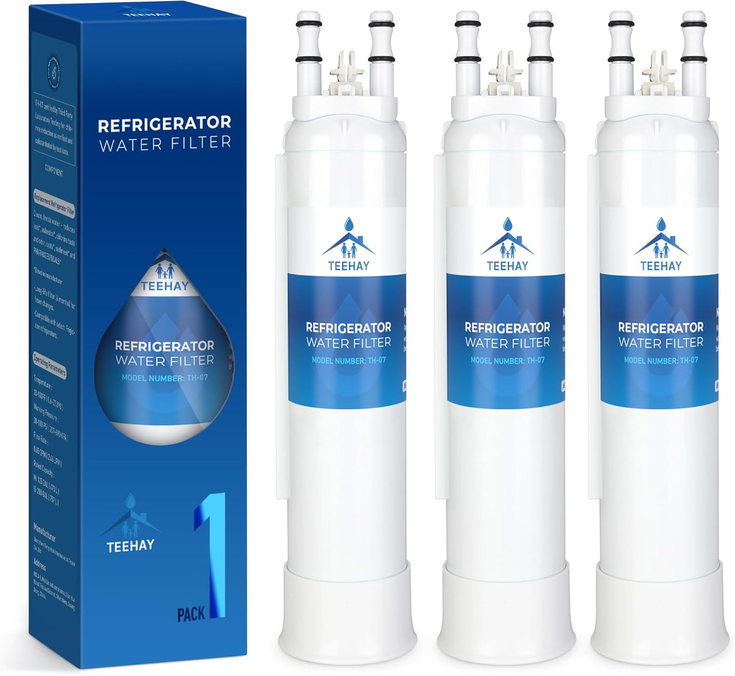Frigidaire Water Filter Replacement FPPWFU01 - 3 Pack Compatible with PurePour PWF-1