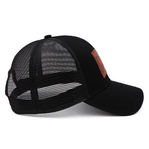 Mom and Dad Hats New Dad Mon Parents Gifts for Couples Fathers Day Embroidered Mesh Baseball Caps Black