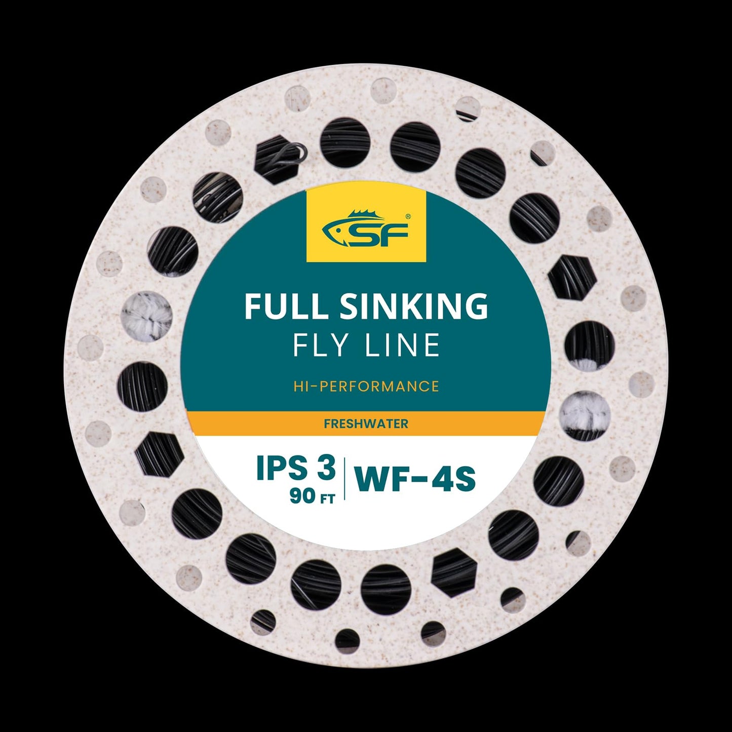 SF Full Sinking Fly Fishing Line Weight Forward Taper Fly Line for Freshwater WF6S 90FT IPS3
