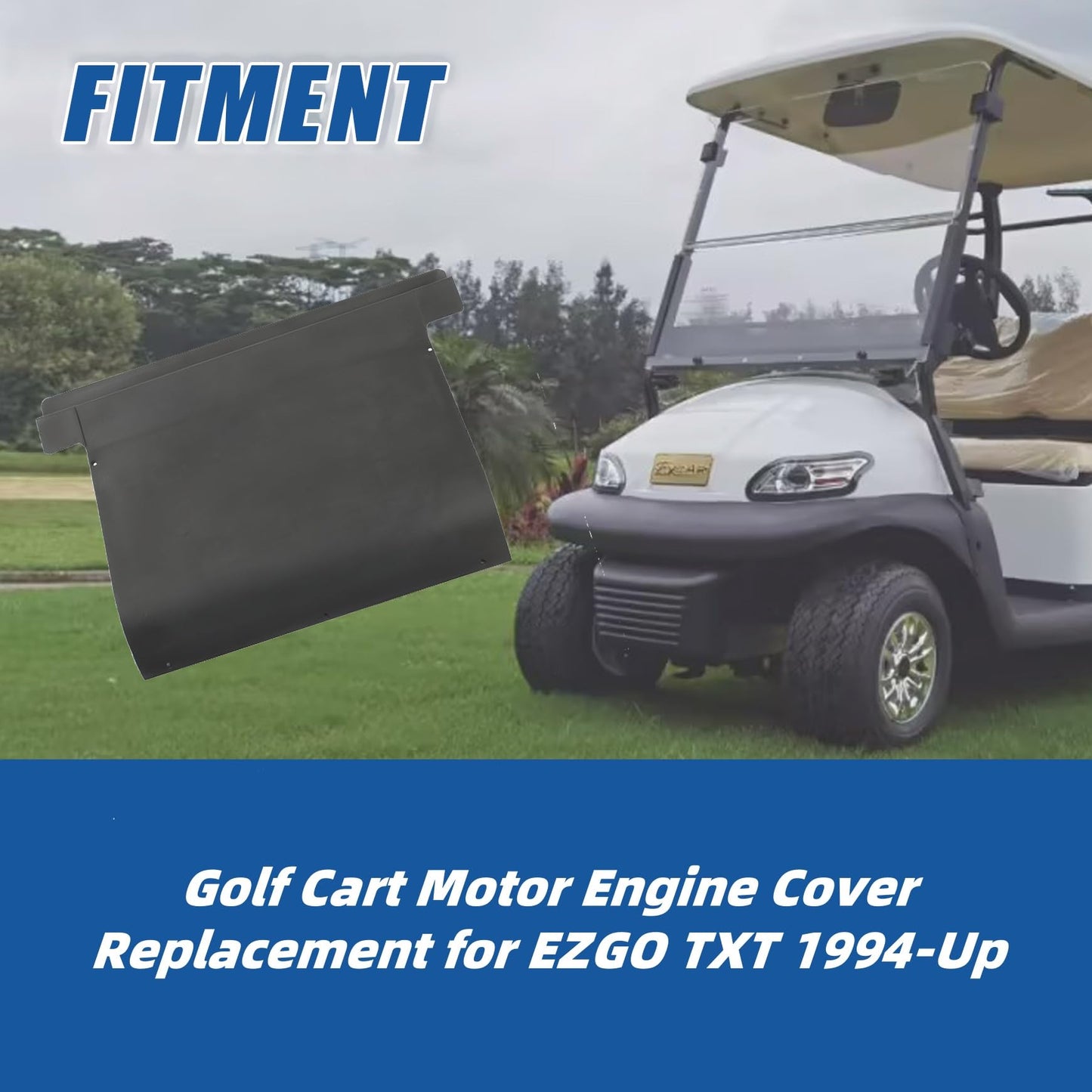 Silscvtt Golf Cart Motor Engine Cover Replacement for EZGO TXT 1994-Up 71320-G01
