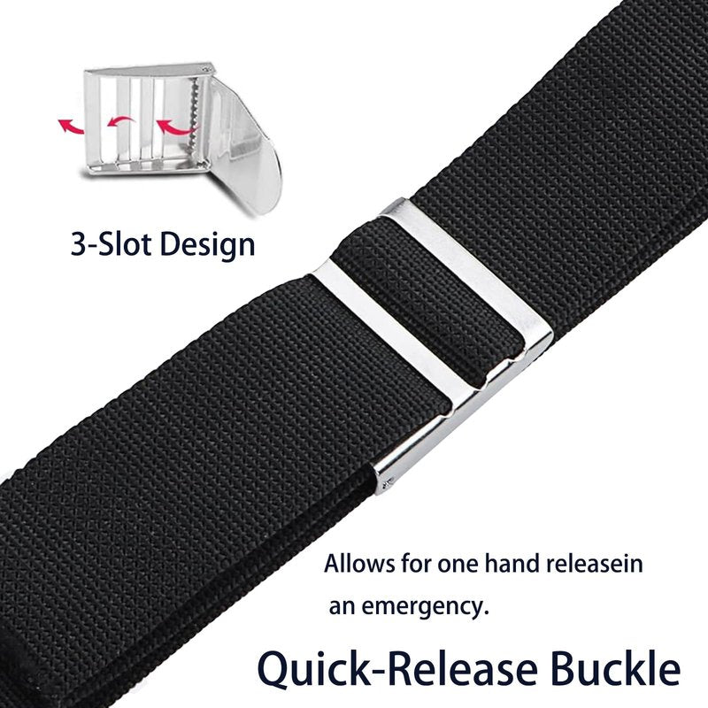 MOPHOEXII 4 Pocket Zippered Scuba Weight Belt-Diving Weight Belt with Release Buckle-fit for Waist 30" to 50"