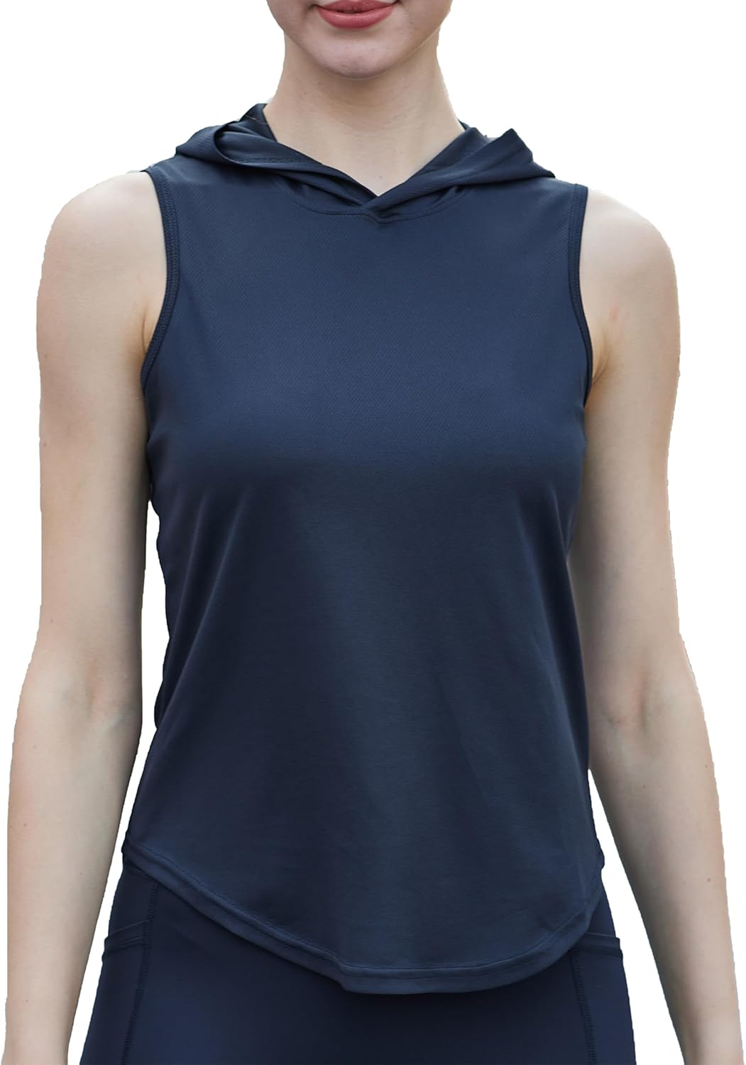 Skiennix Women's Hooded Tank Top - Quick Dry Sleeveless Yoga & Running Shirt | Perfect for Gym Workouts