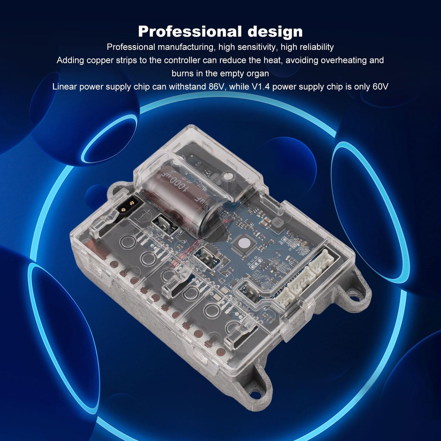 Zunate Electric Scooter Controller Motherboard, M365 to Download V3.0 Original Control Board, M365 Controller Panel for M365 1s Essential Electric Scooter