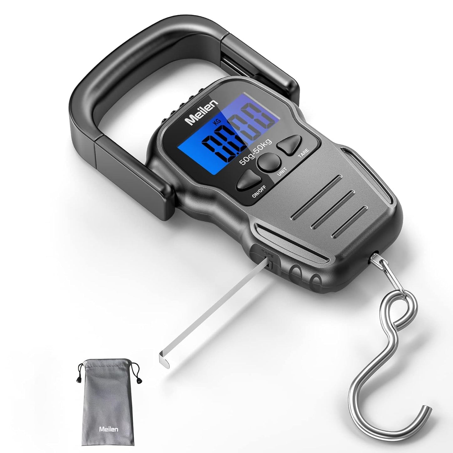 Skiennix Luggage Scale - 110lb Digital Weight Scale with Backlit LCD Display & Measuring Tape