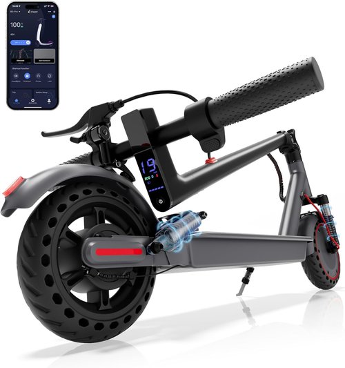 Aovowheel Electric Scooter - Folding E-Scooter with 250W-500W Motor | 16-24 MPH, 15-60 Miles Range, Dual Brakes