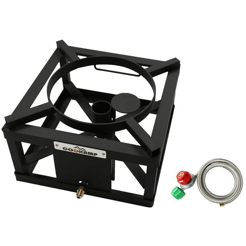COOKAMP Propane Burner for Outdoor Cooking (Single Burner-Jet Burner)
