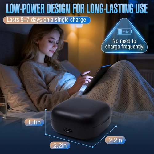 Halo Ring Smart - Fitness Tracker with Sensor Technology | Compatible with iOS & Android, Long Battery Life