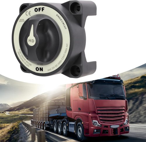 Blue Sea 600A Battery Switch - Marine Power Selector Switch for Boats & RVs | 32V Single Circuit On/Off