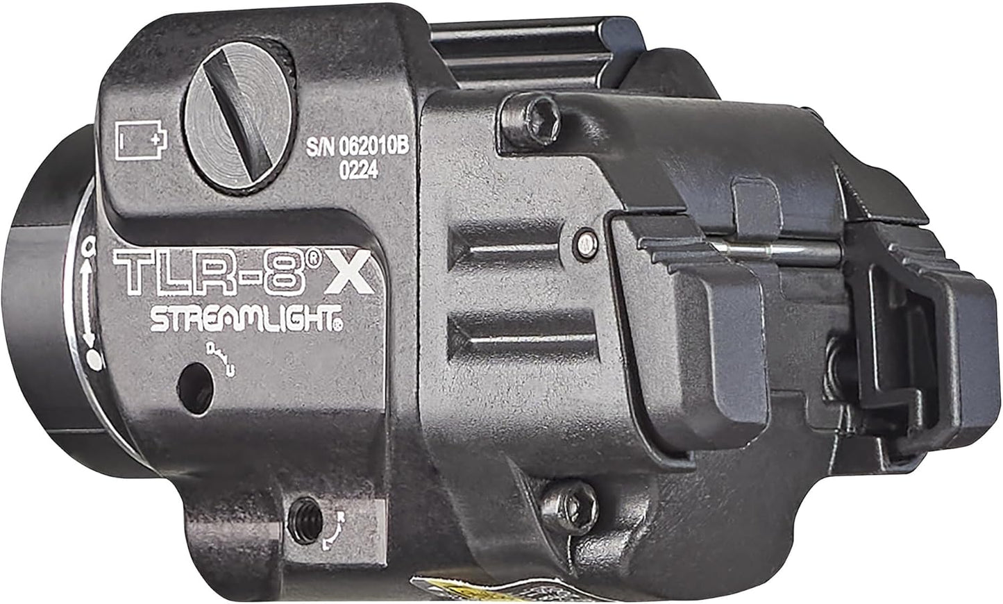 Streamlight TLR-8 Tactical Weapon Light - 500-Lumen with Integrated Red Laser & Mounting Kit | Black