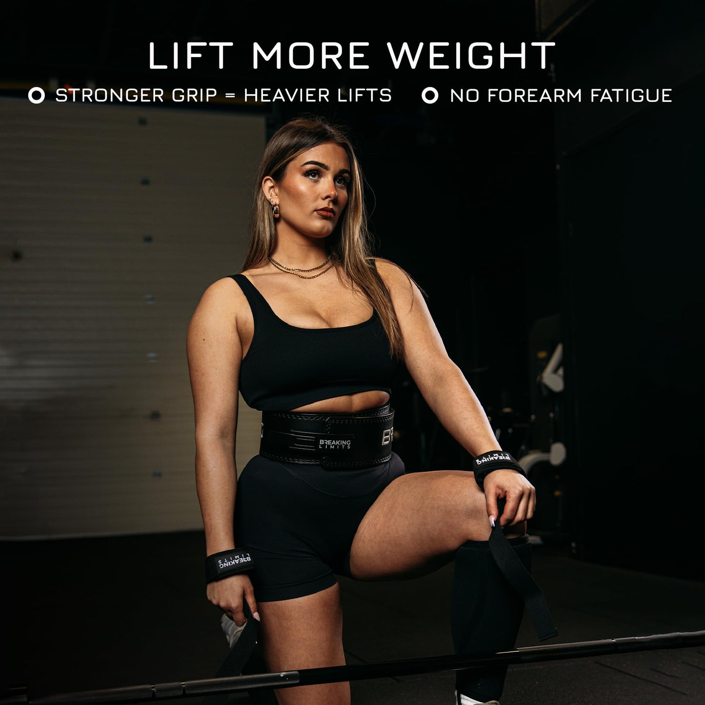 Breaking Limits Lifting Straps & Wrist Wraps for Weightlifting Men & Women