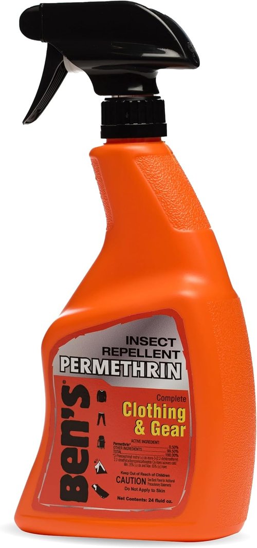 Ben's Clothing & Gear Insect Repellent Spray - Long-Lasting Protection for Clothes & Gear - 24 fl oz