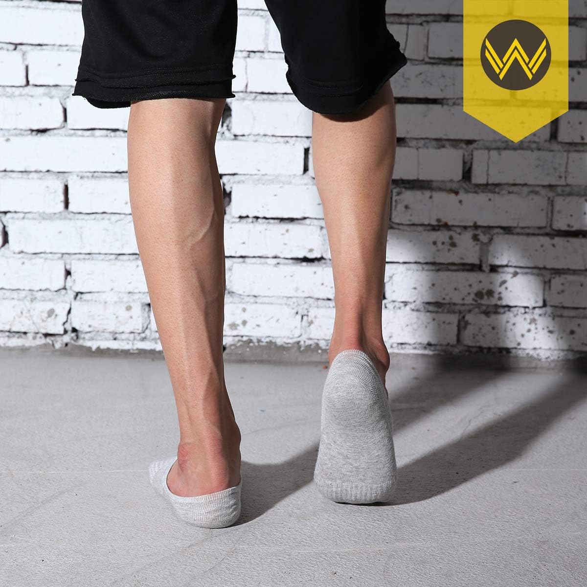 WANDER No Show Socks for Men - Thin, Non-Slip, Low Cut Cotton Socks | Sizes 6-8, 9-11, 12-14