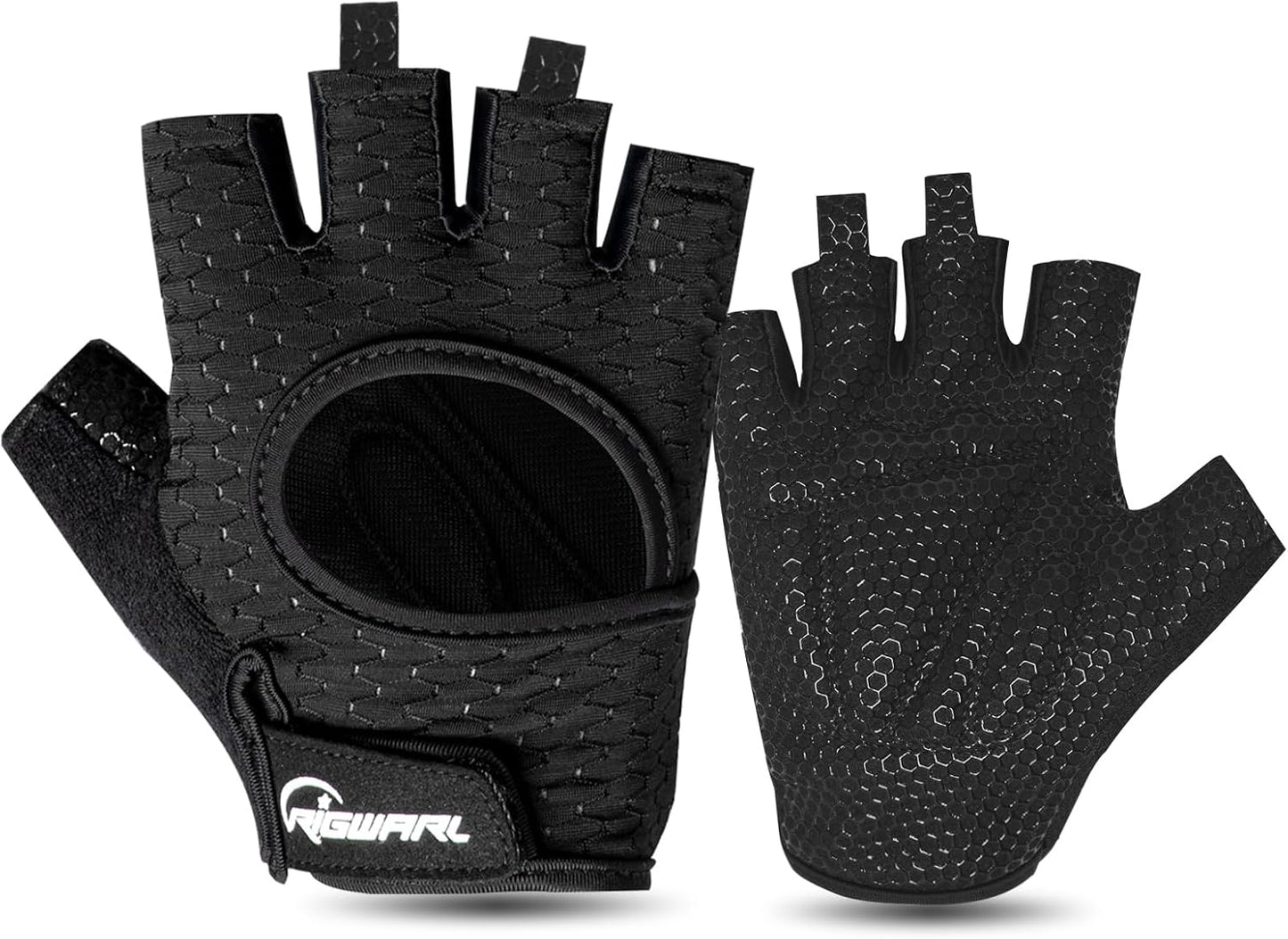 RIGWARL Workout Gloves - Lightweight Fitness Gloves with Full Palm Protection & Excellent Grip for Men and Women