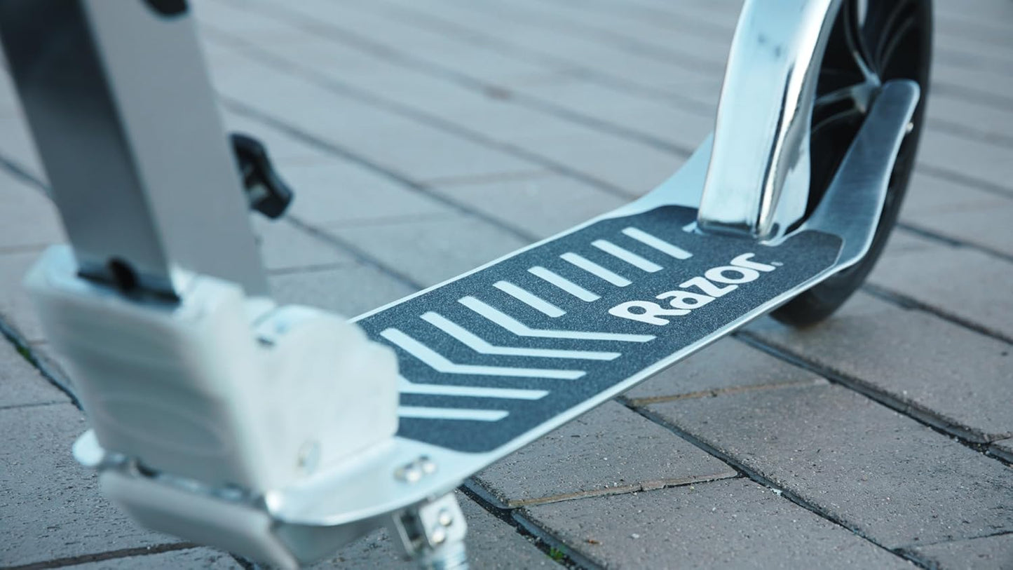 Razor A5 DLX Kick Scooter for Kids 8+ | Foldable Design, 8" Urethane Wheels, Supports Up to 220 lbs