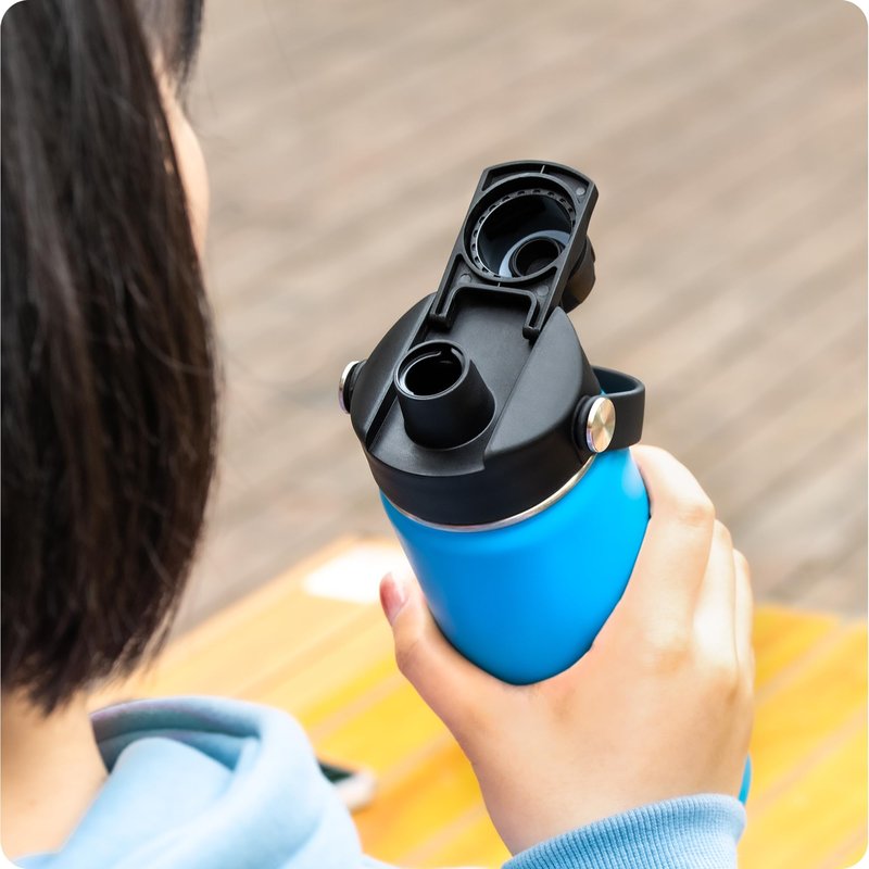 Soledea Spout Lid for Hydro Flask Wide Mouth Sport Water Bottles, Replacement Lid Chug Lid for 12 oz-64 oz Water Bottles