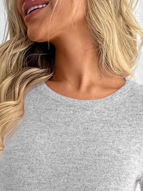 LILLUSORY Women's 2-Piece Lounge Set - Cozy Knit Sweater for Travel & Gym | Fall Fashion 2025