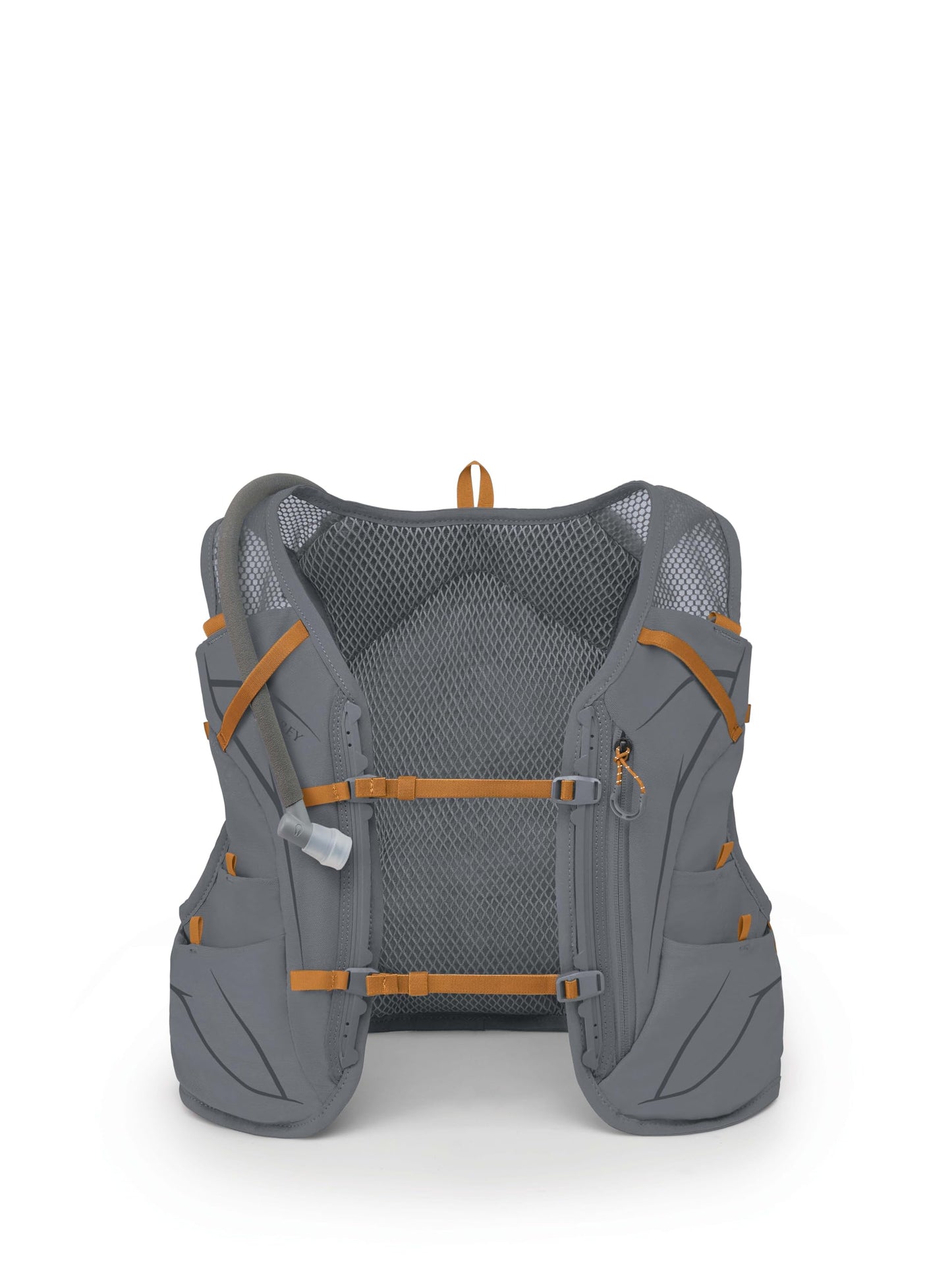 Osprey Duro 6L Men's Running Hydration Vest with Hydraulics Reservoir, Phantom Grey/Toffee Orange, Medium