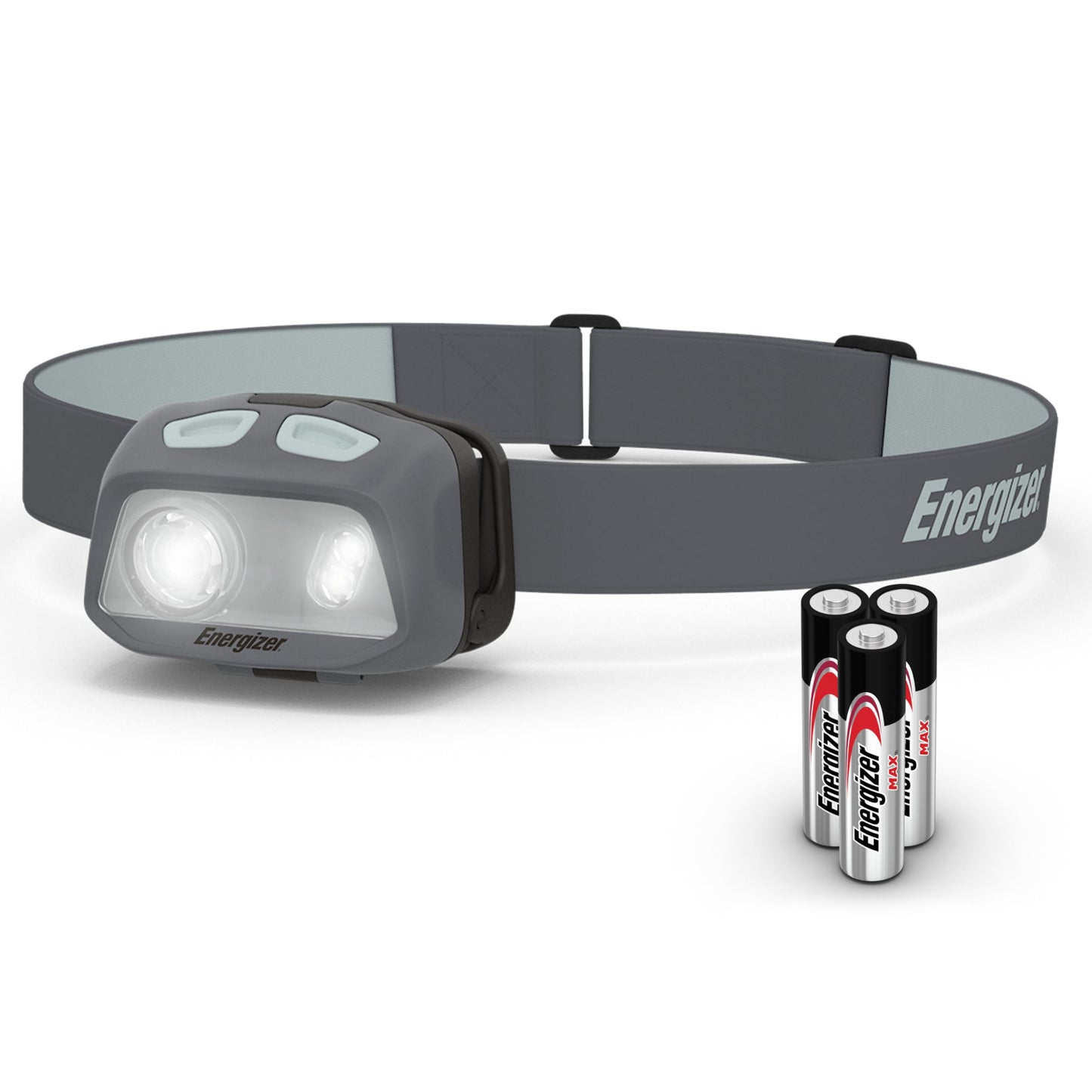 Energizer HDL40 LED Headlamp, 500 Lumen, IPX7 Waterproof, Multi-Colored Headlamp, Hands-Free Light, Batteries Included