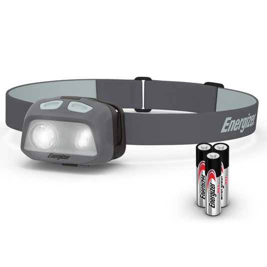 Energizer HDL40 LED Headlamp, 500 Lumen, IPX7 Waterproof, Multi-Colored Headlamp, Hands-Free Light, Batteries Included