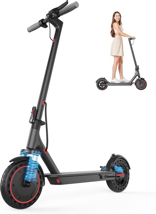 Electric Scooter - 350W/500W Motor, 19/22 MPH Speed, 8.5/10 Inch Tires | Folding E-Scooter with 23/31/16 Mile Range