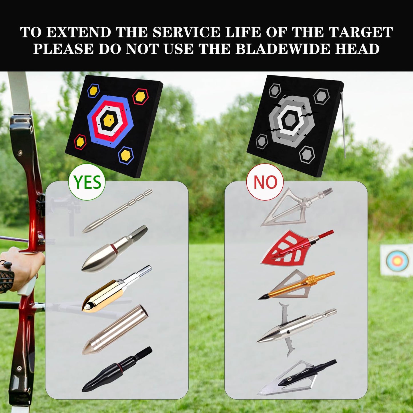 LWANO 20 inch High Density Foam Archery Target
