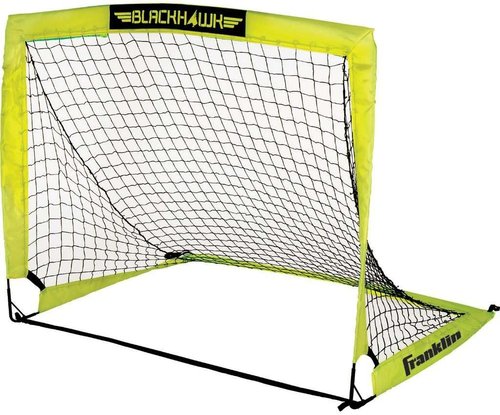 Franklin Sports Blackhawk Soccer Goal - Portable Pop-Up Nets for Indoor & Outdoor Play - Youth & Adult Sizes Available