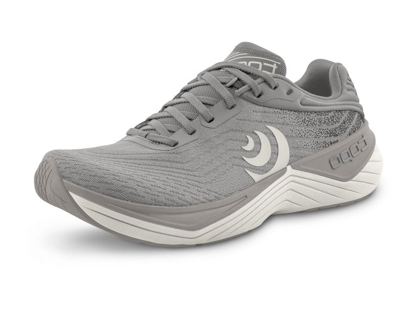 Topo Athletic Men's Ultrafly 5 Comfortable Lightweight Cushioned Durable 5MM Drop Road Running Shoes, Athletic Shoes for Road Running, Dark Grey/Grey, Size 9.5