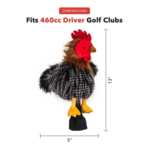 Daphne’s Chicken Driver Headcover | Premium Driver Headcovers | Funny Golf Club Covers | Stylish Protection for Your Clubs | Men's Golf Gear | Headcover for Men and Women