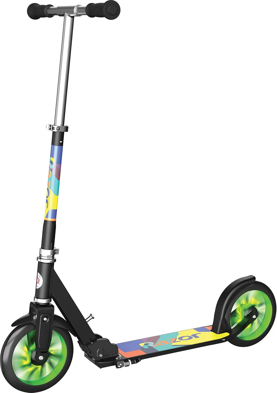 Razor A5 Lux Kick Scooter - Durable 8" Urethane Wheels, Anodized Finish, Bold Colors | For Kids Ages 8+