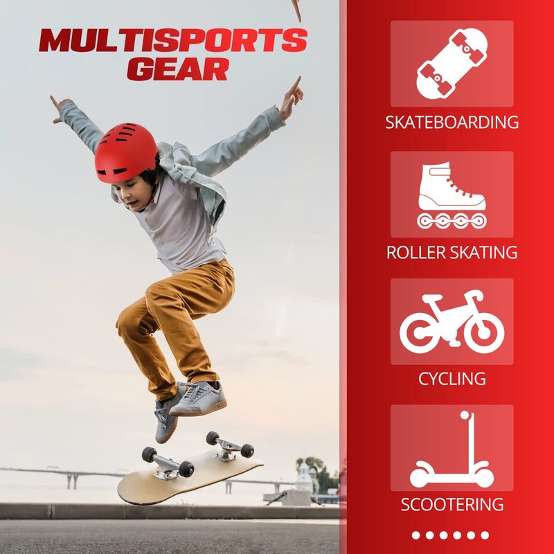 LaScoota Multi-Sport Scooter, Bicycle Helmet, Roller Skating Helmet, Skateboard Helmet for Adults, Youth & Kids | Kids Helmet, Bike Helmet for Men & Women | Impact-Absorbing Core, Optimal Ventilation