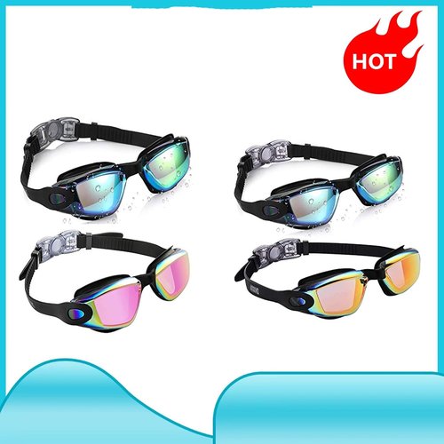Aegend Kids Swim Goggles - Pack of 2 Comfortable & Durable Swimming Goggles for Ages 3-14
