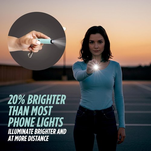 Guard Dog Security Enlight Mini Stun Gun - Keychain-Friendly Self Defense Tool with LED Flashlight & USB-C Rechargeable Design