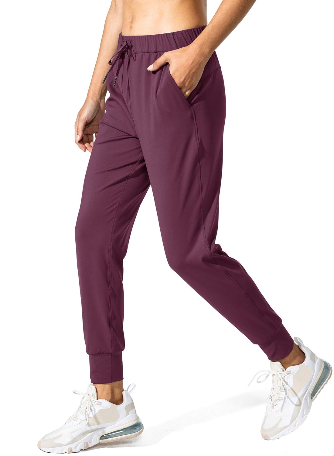 SANTINY Women's Jogger Pants - Comfortable Drawstring Sweatpants with Pockets for Lounge & Workout