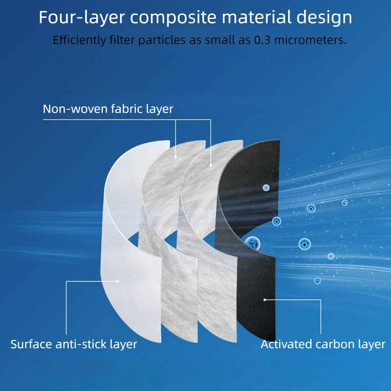 10 Pack Dust Bags Only Compatible With ECOVACS DEEBOT X2 COMBO / T30S COMBO / T30S COMBO COMPLETE Robot Vacuum Cleaner (Not Fit for Other T30 / T30s Models)