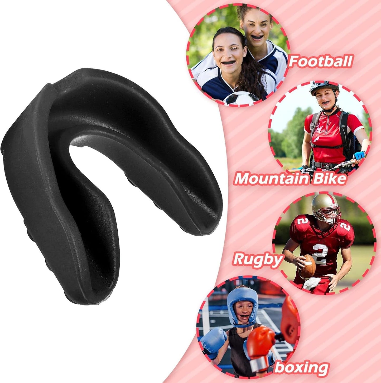 Skiennix Sport Mouth Guard - Gum Teeth Armor for Boxing, Basketball, Football & More | Durable Protection