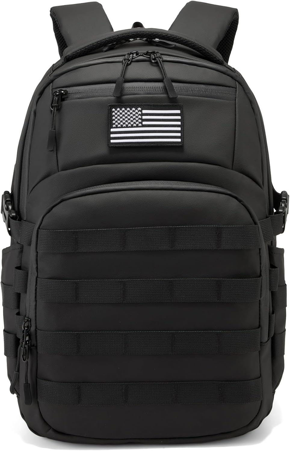 Wotony Tactical Backpack - Military-Grade Design | Compact Black Assault Bag for Men