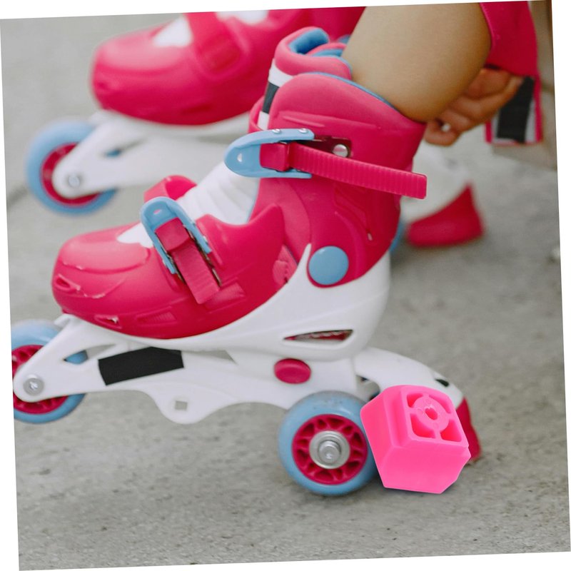 YARNOW Roller Skate Stoppers, Toe Plugs for Roller Skates, Easy Install, Safety Gear for Children Skating
