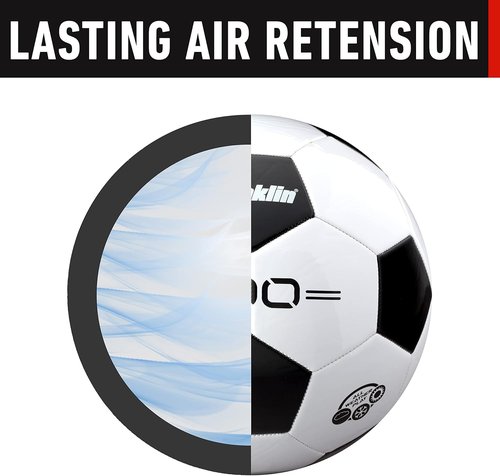 Franklin Sports Soccer Balls - Youth & Adult Sizes 3, 4, 5 - Black & White - Single & Bulk Packs