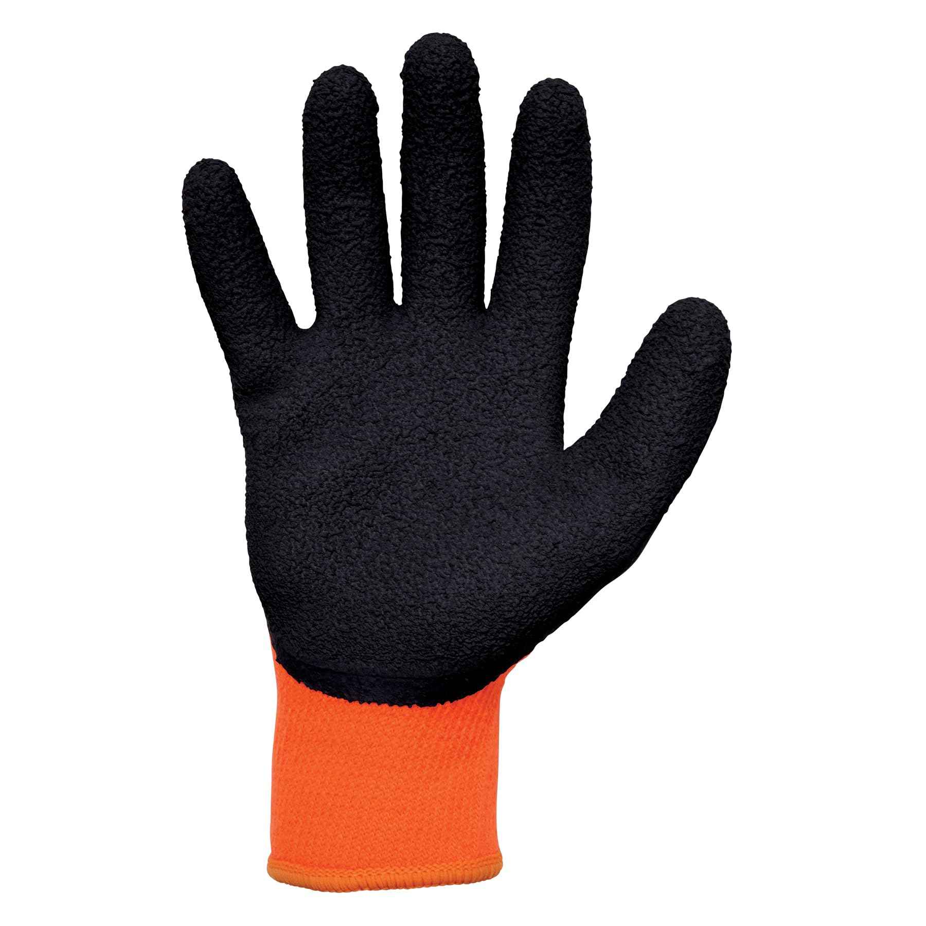 Ergodyne ProFlex 7401 Coated Winter Work Gloves, Latex Coated Palm, Thermal Fleece Lining, 12-PK