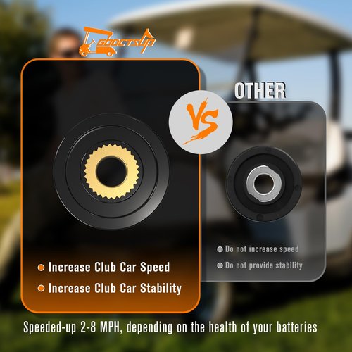GODCTSUP Golf Cart High Speed Magnet Speed, Club Car IQ Speed for 48V DS&Precedent 2004-Up Golf Cart Models with ADC Motor, OEM# 102704901, 102265601