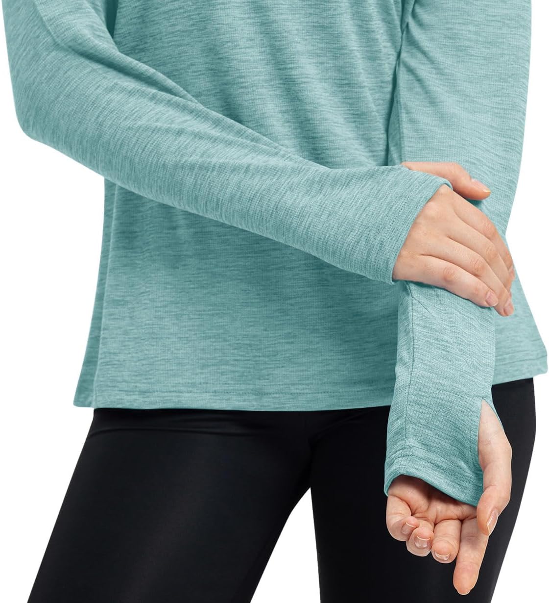 TBMPOY Women's Sun Protection Hoodie - UPF 50+ Long Sleeve Lightweight Fishing & Hiking Shirt
