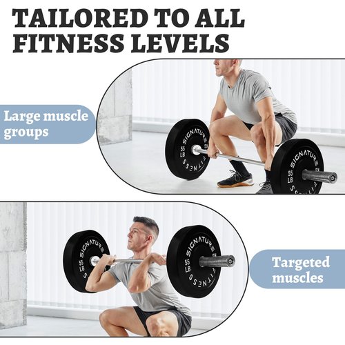10 LB Pair Olympic Bumper Plates - 2 inch Hole, Solid Rubber Weight Plates for Deadlift, CrossFit, Home Gym (Black with White Lettering)