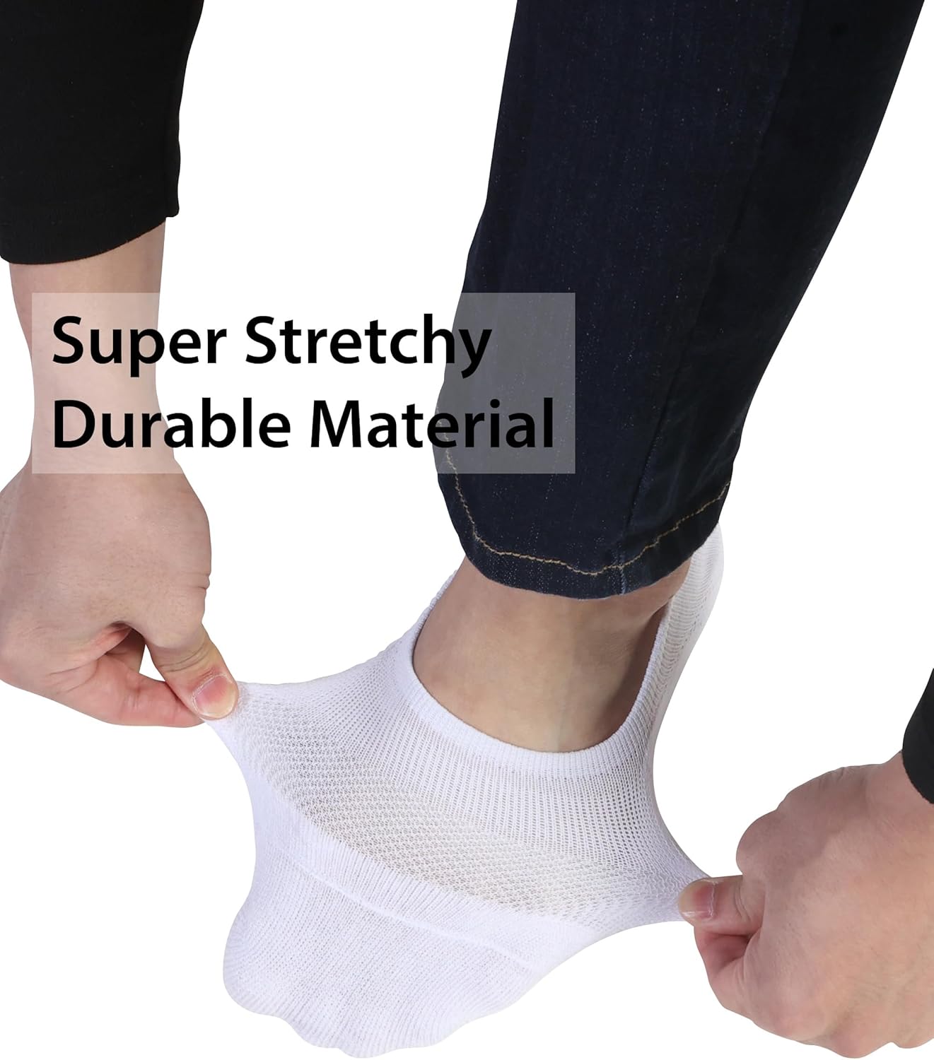 Pro Mountain No Show Socks - Wide Toe Box for Bunion Relief | Unisex Cotton Cushion Footies, S-XL