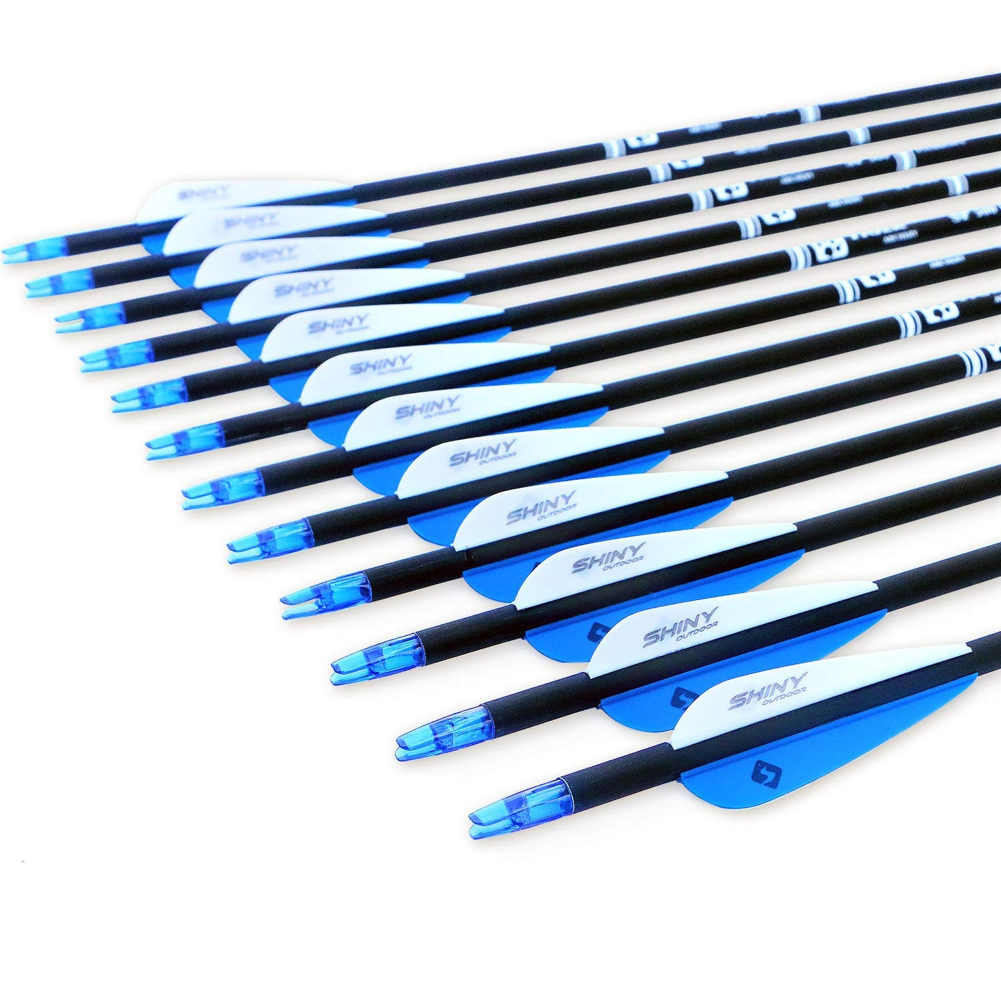 TIGER ARCHERY 30" Carbon Arrows for Compound Recurve Bow Hunting Target